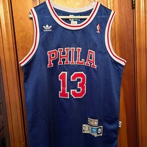 Wilt Chamberlain PHILA jersey #13 size men’s large adidas